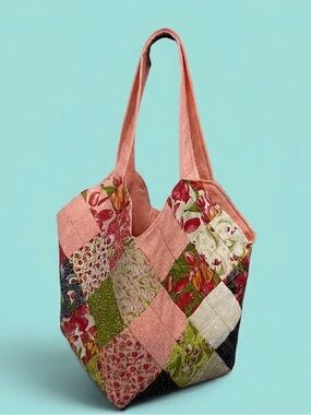 Tulip Colorful Mondo Large Bag. New. Tote. Cotton.